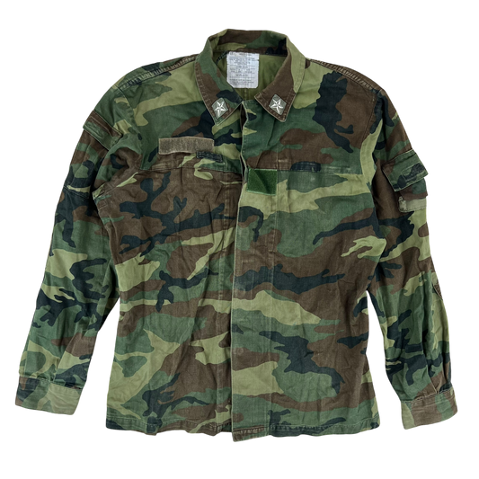 Italian Army Roma 90 Woodland Camouflage Combat Jacket - Medium