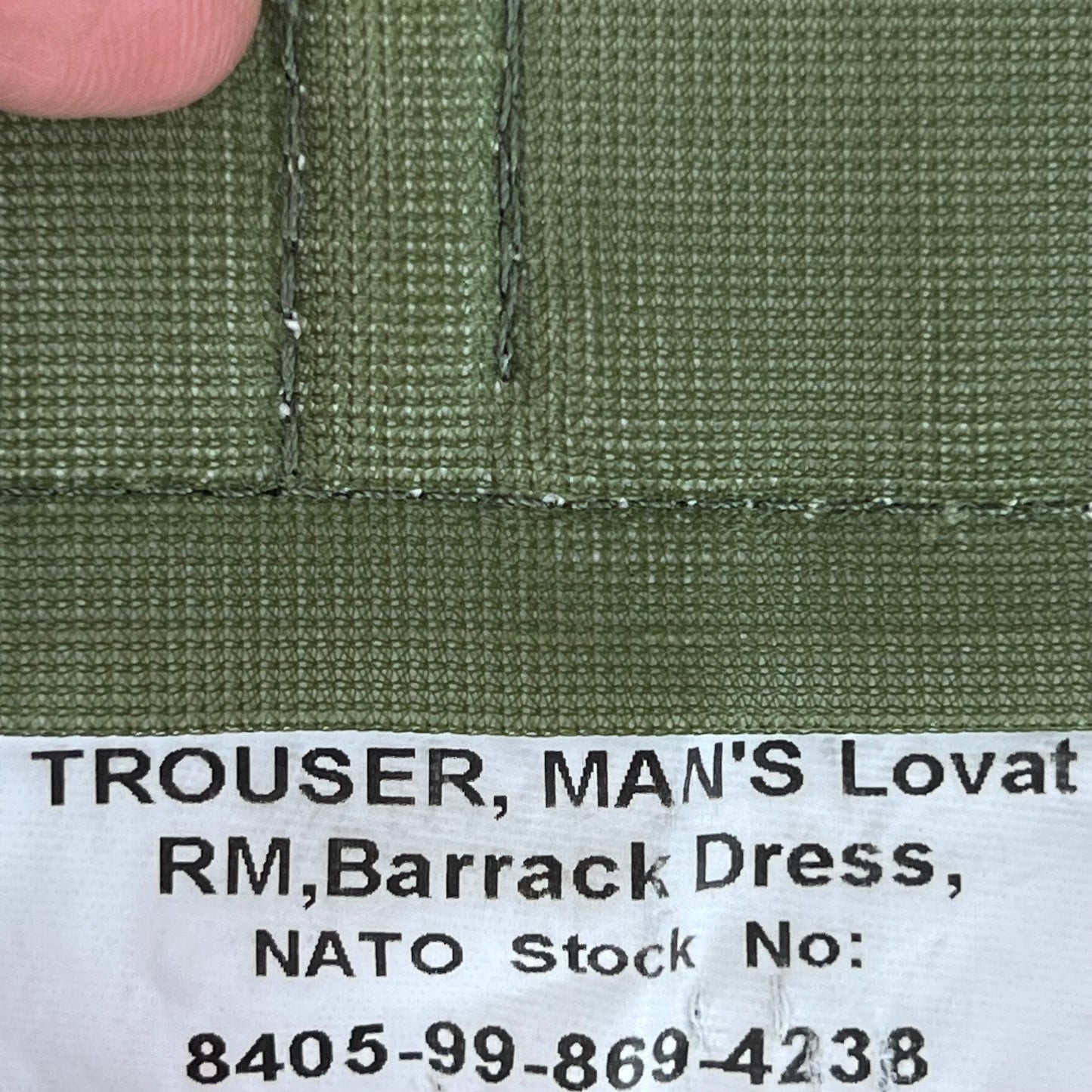 British Royal Marines Lovat Green Barrack Dress Trousers