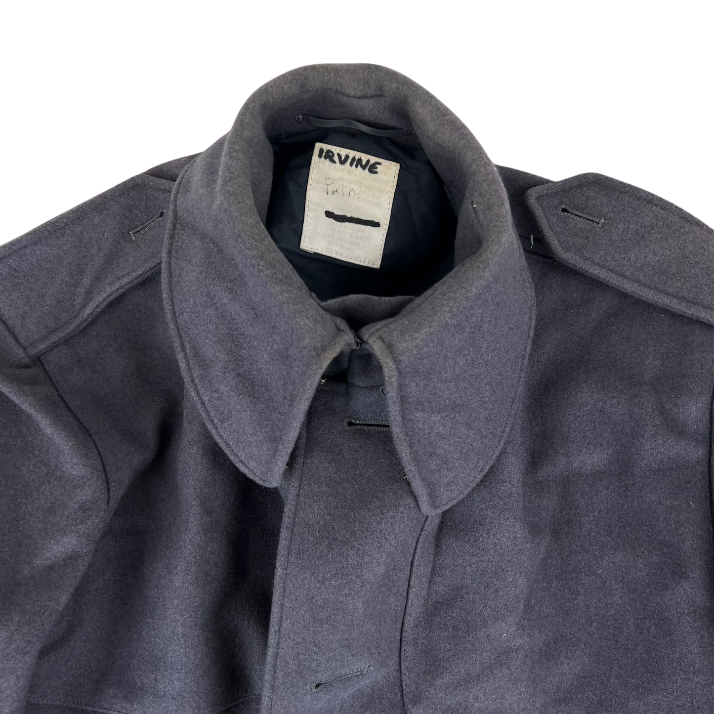 British Army Footguards Wool Greatcoat - RCAF - Large