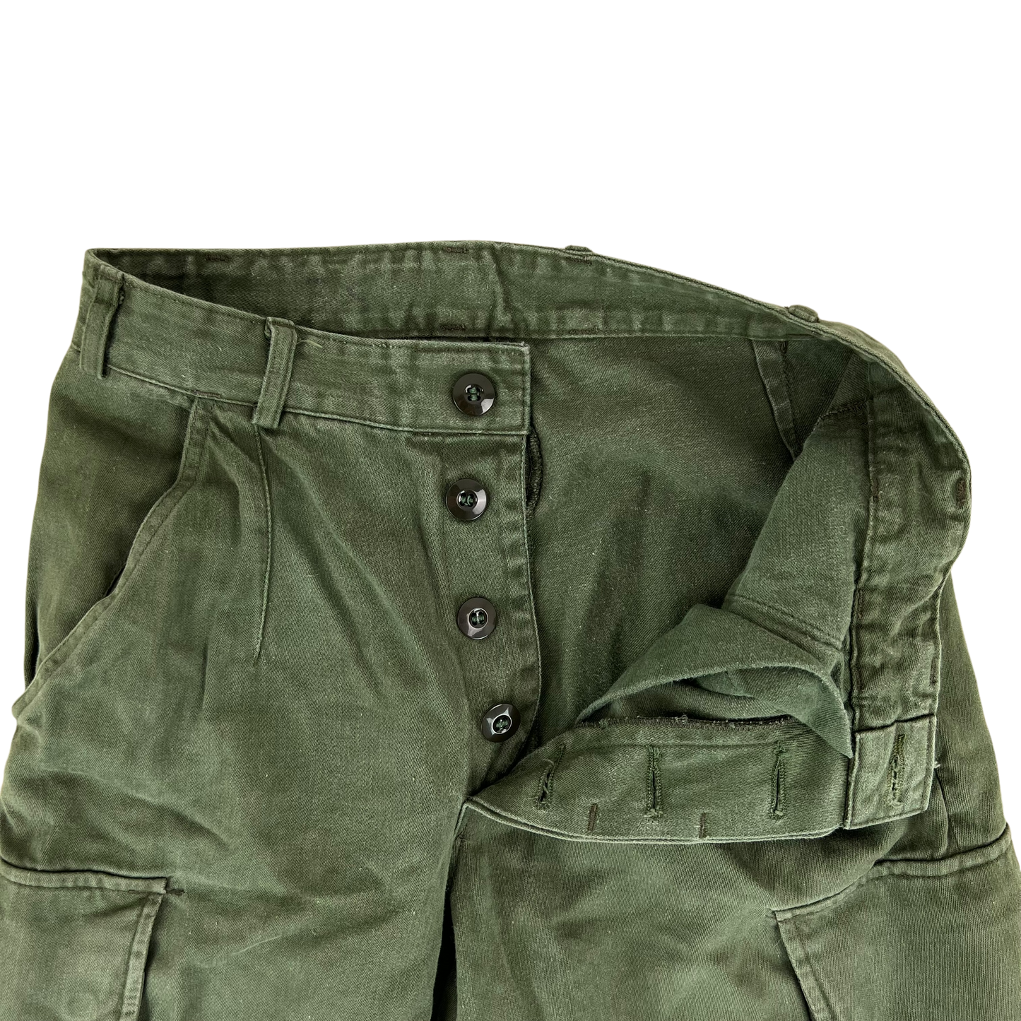 Dutch Army Olive Green Fatigue Trousers - W28 L29