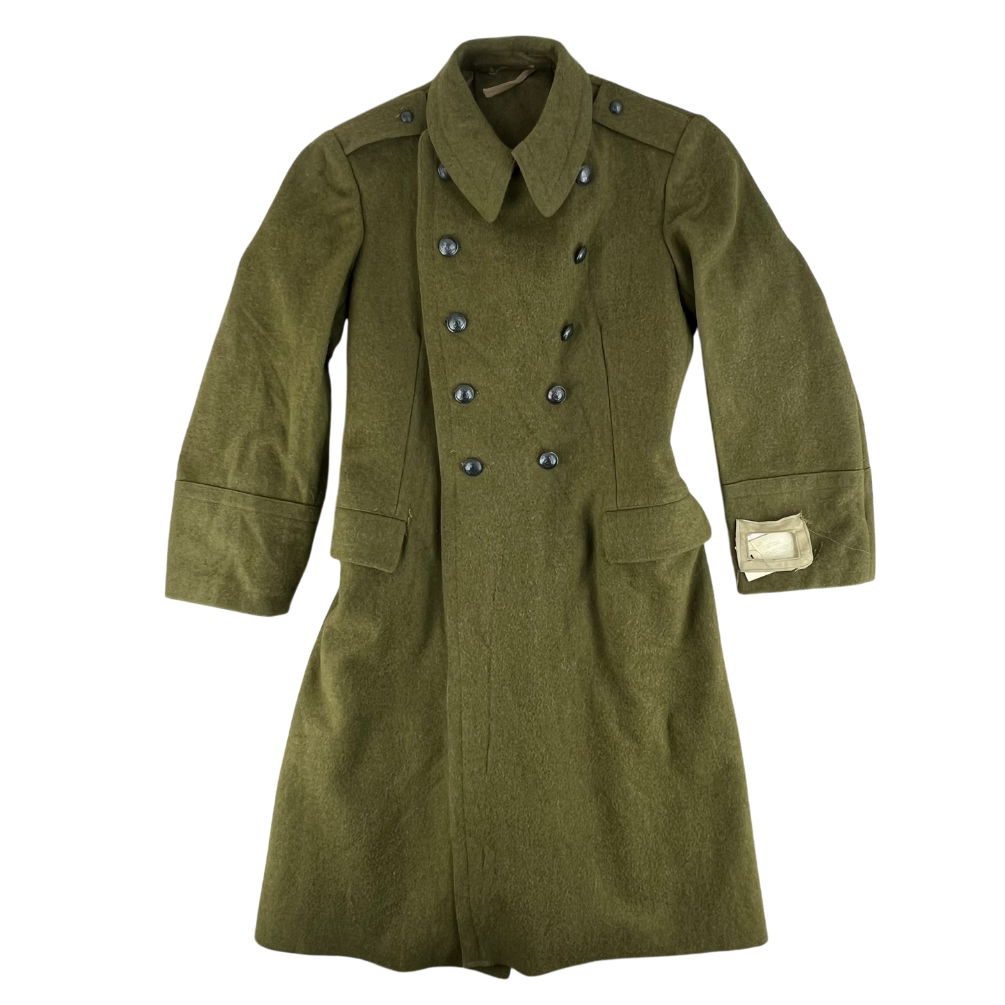 Romanian People's Army Khaki Wool Greatcoat - Medium