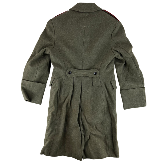 Bulgarian People's Army 70s Khaki Wool Greatcoat - Small