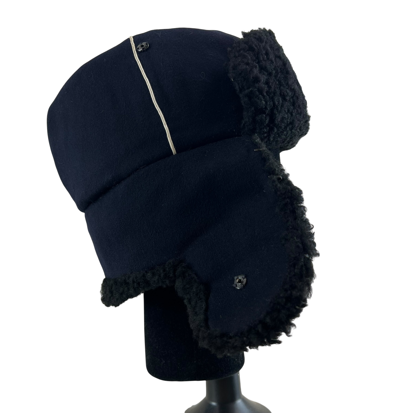 Finnish Police Faux Fur Ushanka Hat - Medium