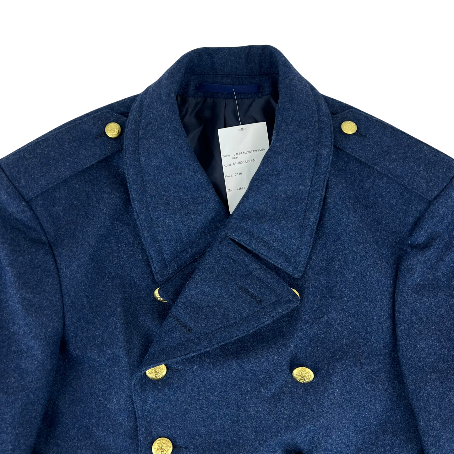 Finnish Air Force Wool Blend Greatcoat - Medium