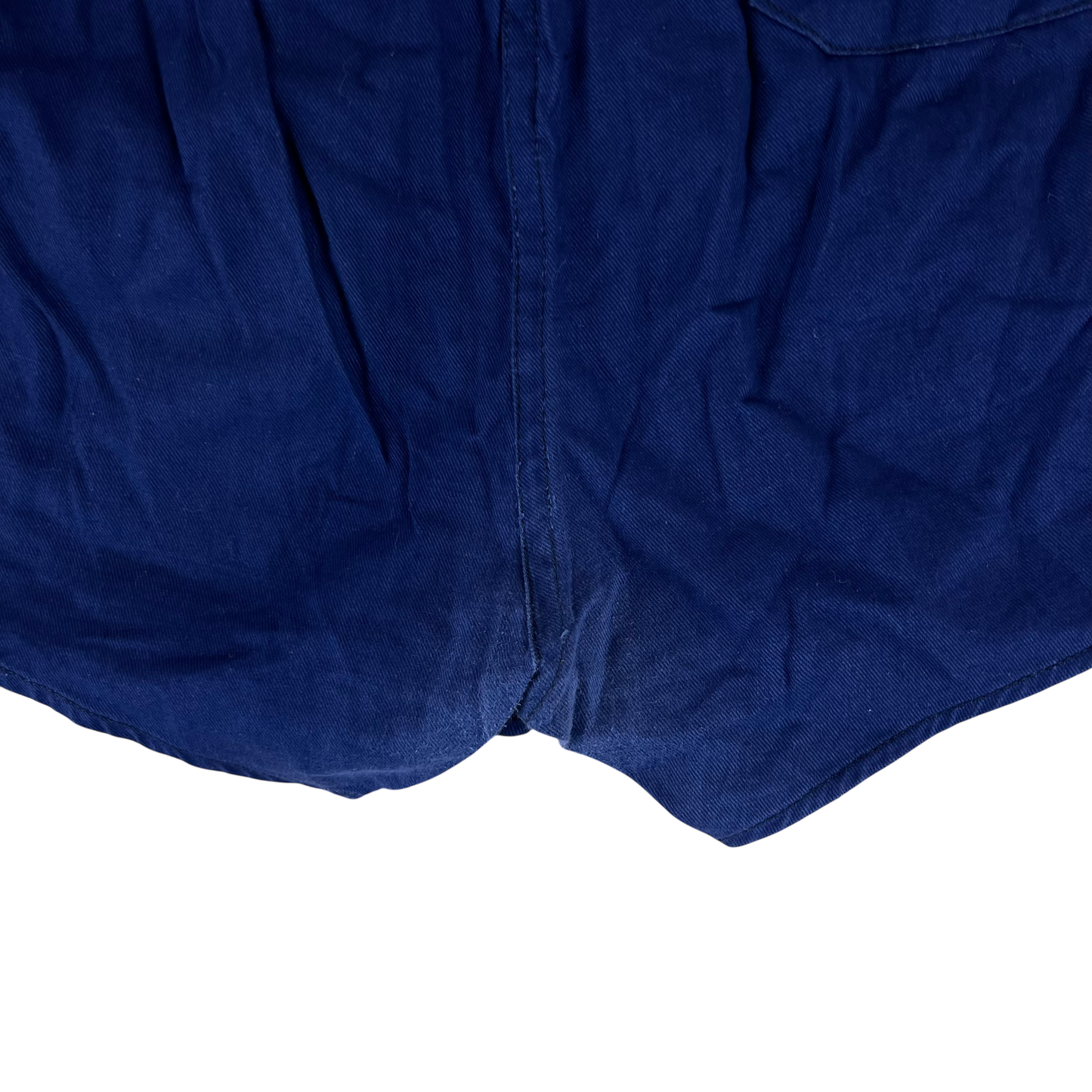 West German Army Cotton PT Navy Blue Swim Shorts - Small