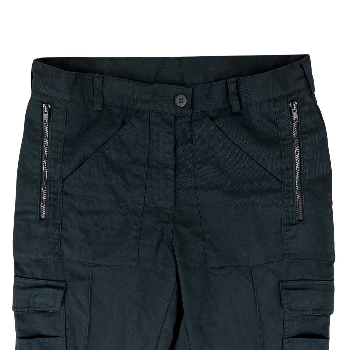British Police Women's MoD Black Utility Trousers - W32 L31.5