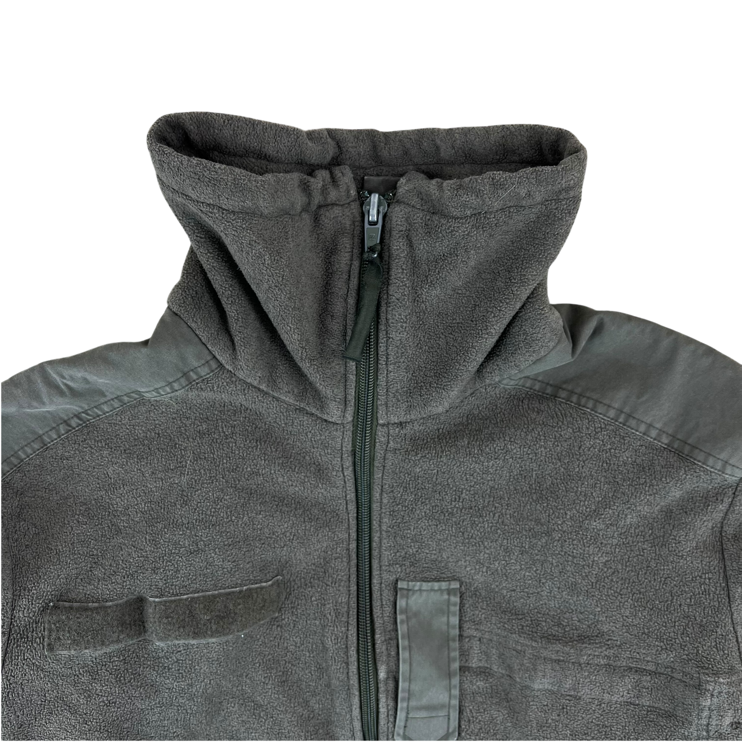 Austrian Army Olive Fleece Cardigan - Medium 96-100 III/IV