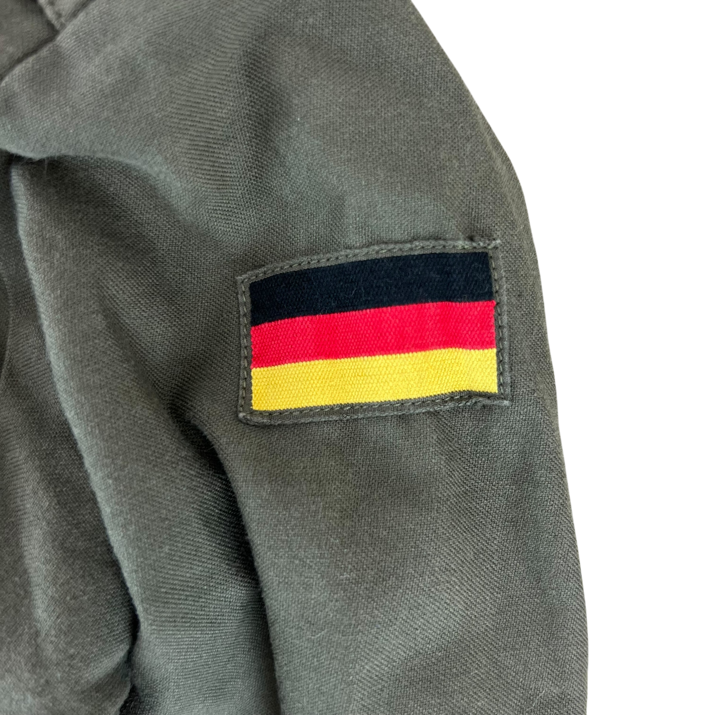 German Army Olive Green Long Sleeve Field Shirt - Medium GrNr3