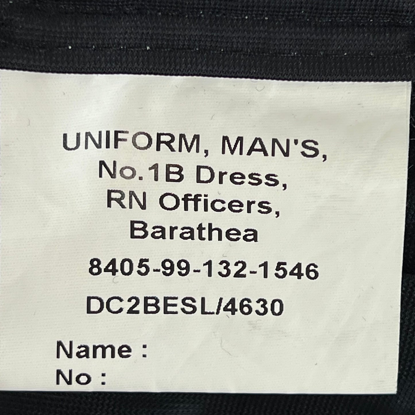 British Royal Navy Officer's No 1B Dress Trousers - W41 L30 104S