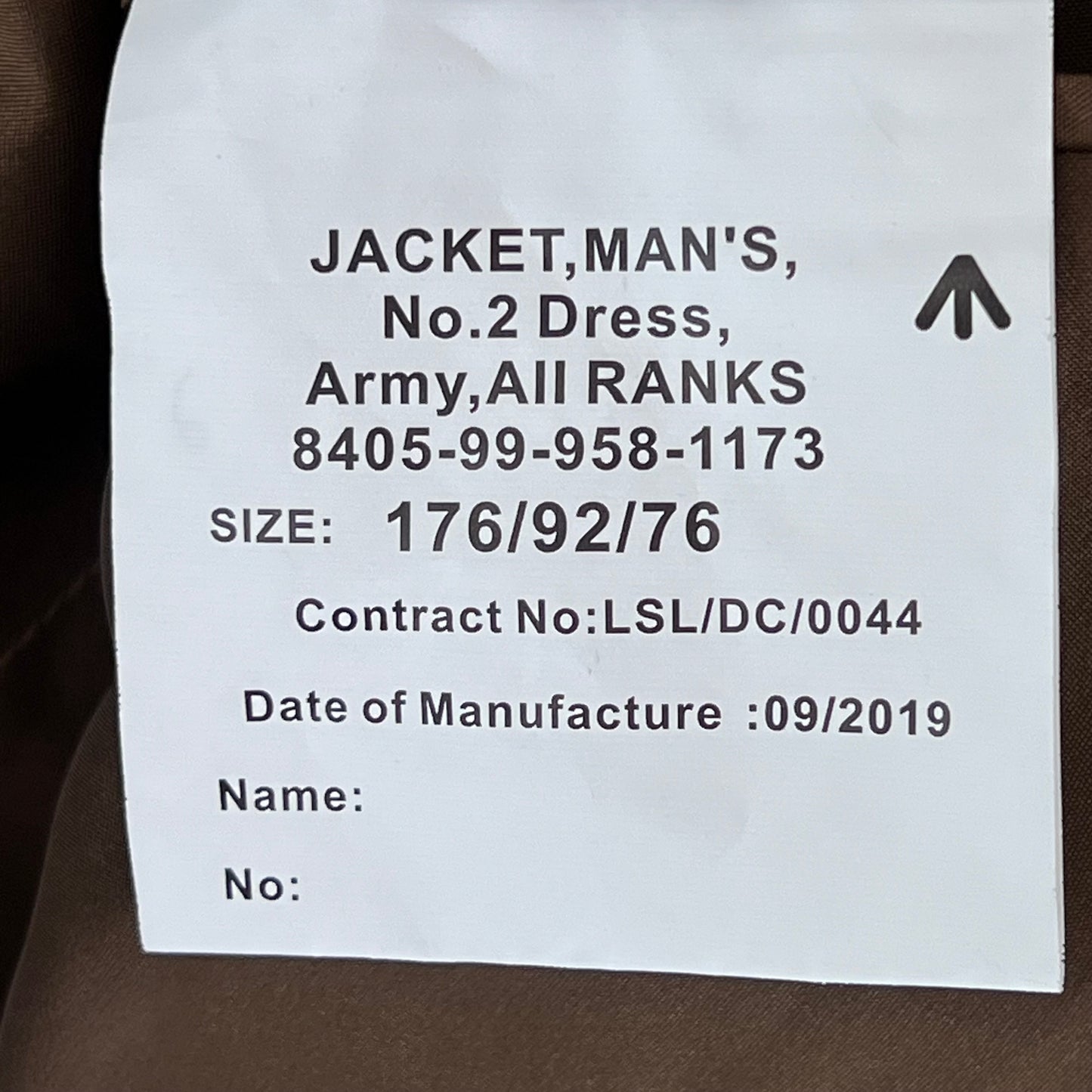British Army No.2 FAD Dress Jacket - Parachute Regiment - Medium 176/92