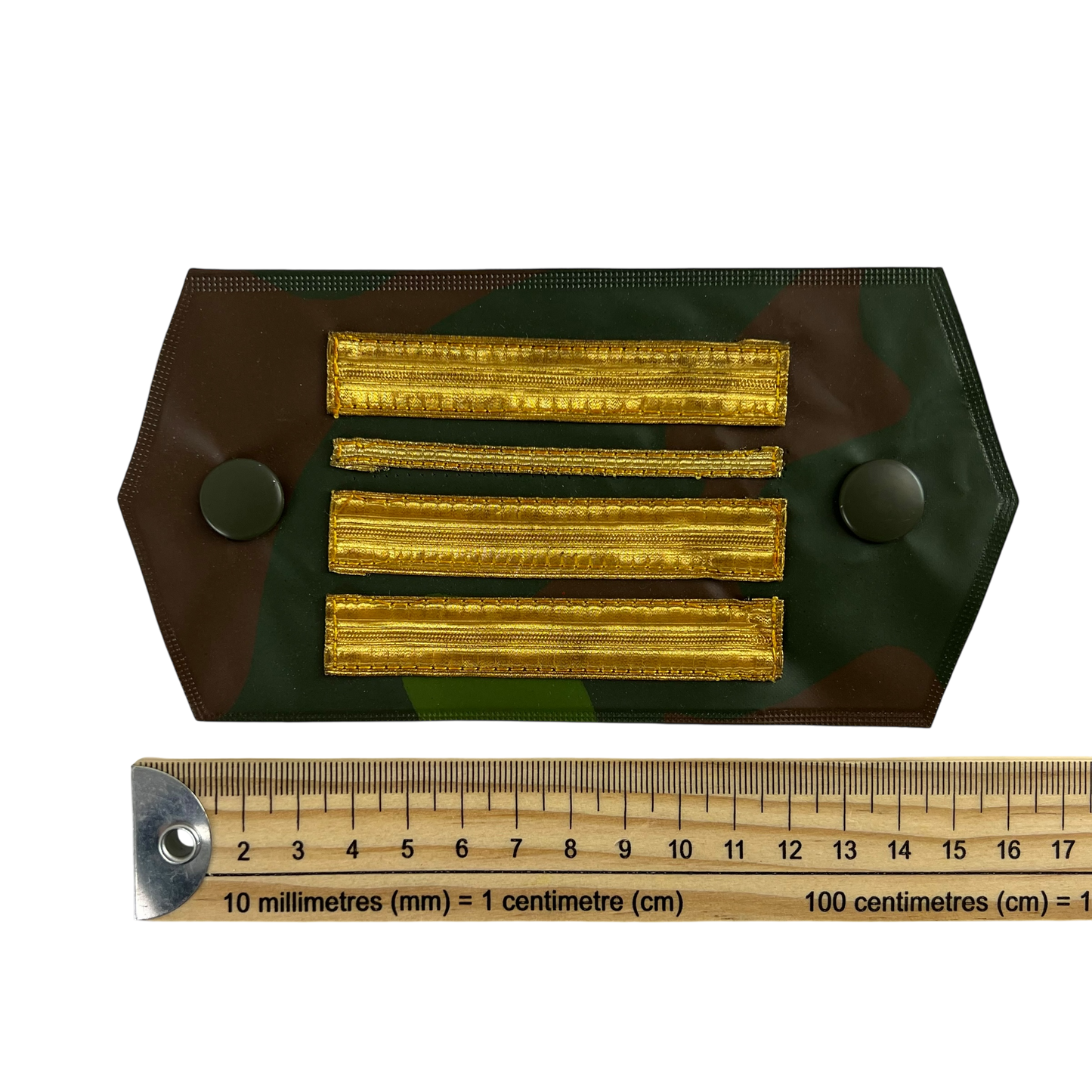 Finnish Army M91 Camo Pair of Commander Rank Cuff Tabs