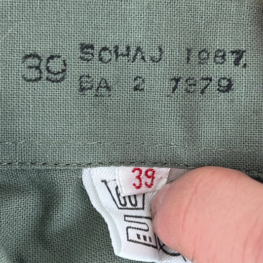 Czechoslovak Army Olive Drab M21 Field Shirt - Medium