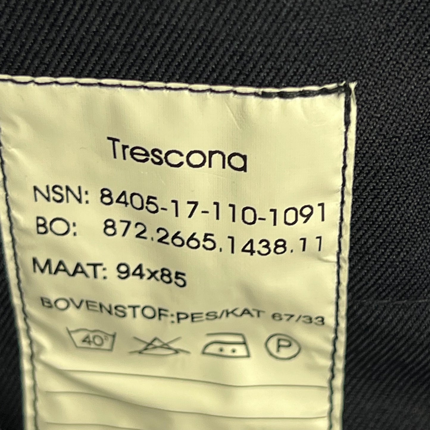 Dutch Navy Working Dress Trousers - W35 L31