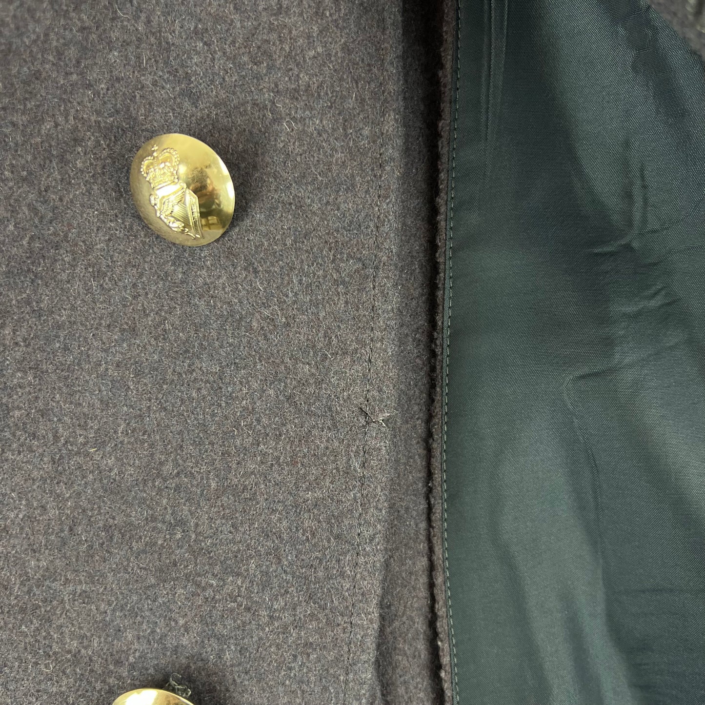 British Army Footguards Wool Greatcoat - Irish Guards - Large