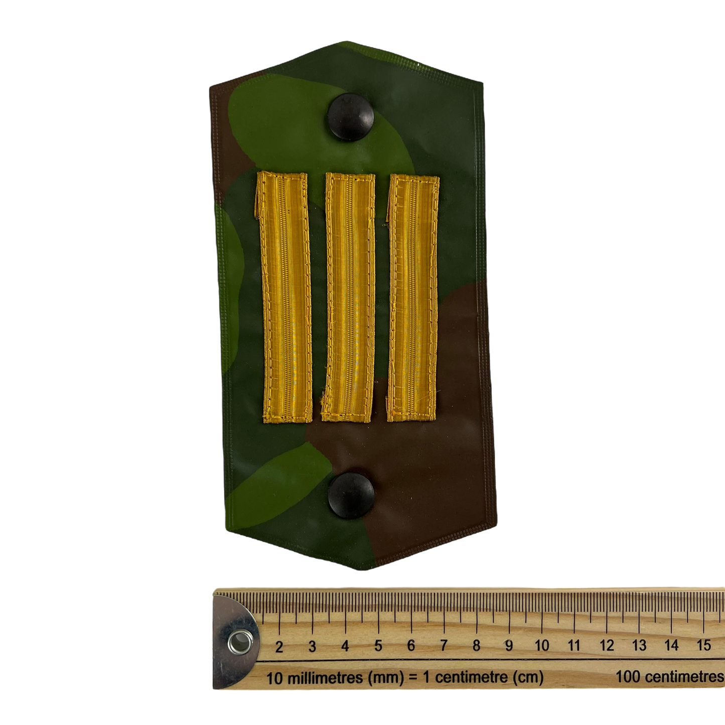 Finnish Army M91 Camo Pair of Major Rank Cuff Tabs