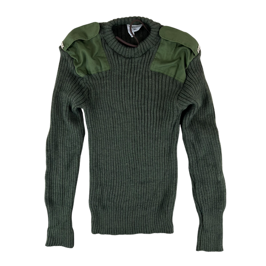 British Army Olive Green Pullover Jumper - Medium 94cm