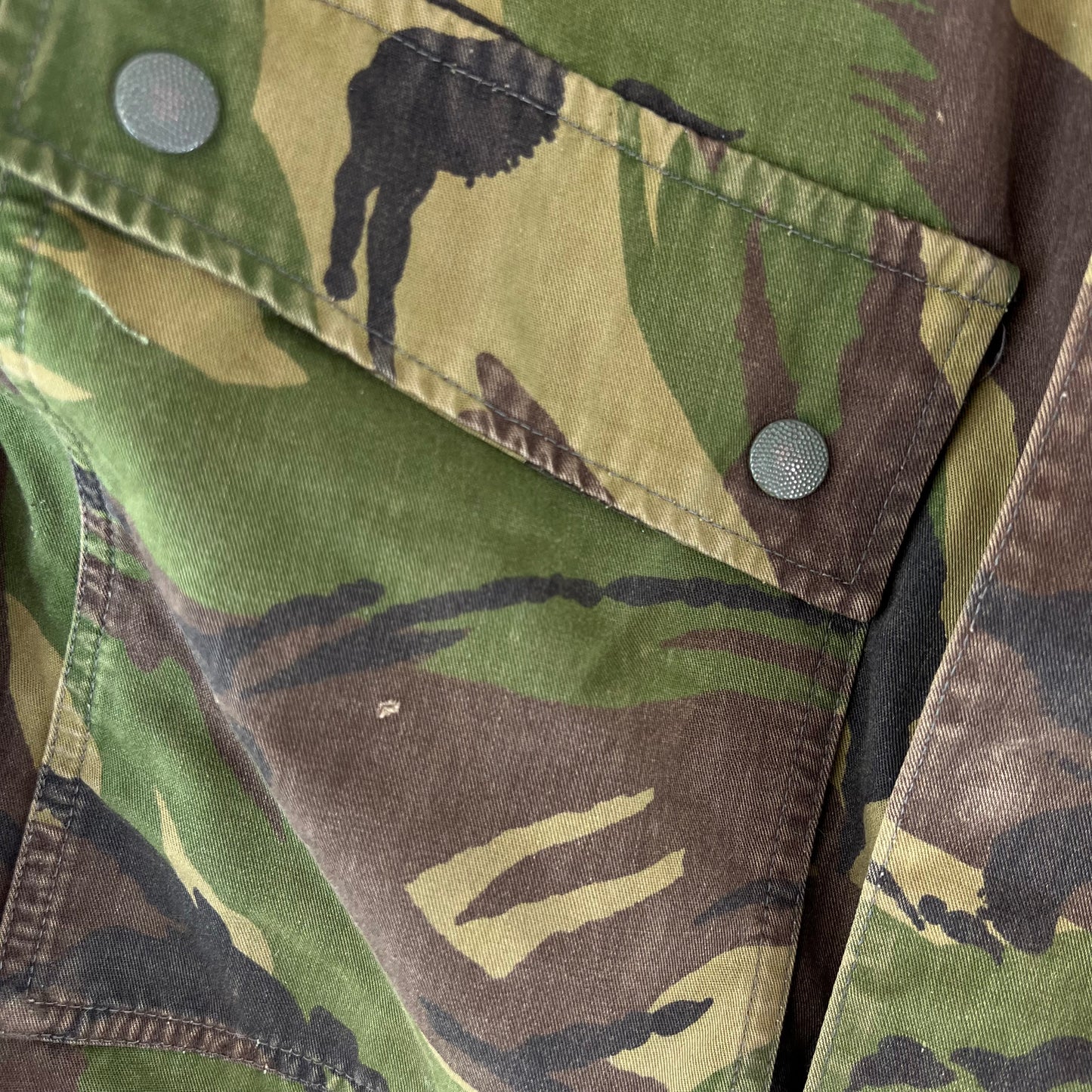 Dutch Army M93 DPM Woodland Camouflage Combat Jacket w/ Thermal & MVP Liner - Medium