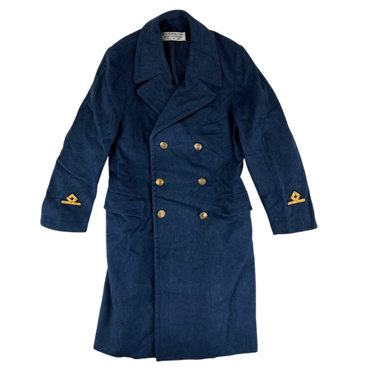 Italian Navy Air Corps 1970s Junior Officer's Greatcoat - Medium