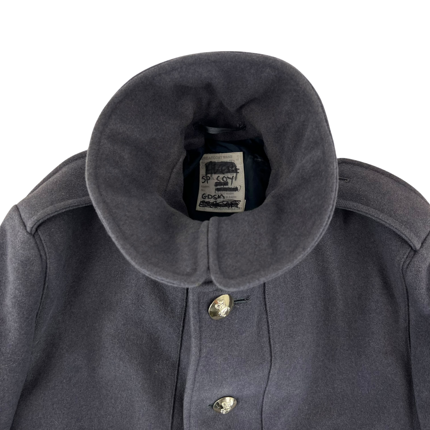 British Army Footguards Wool Greatcoat - Irish Guards - Medium