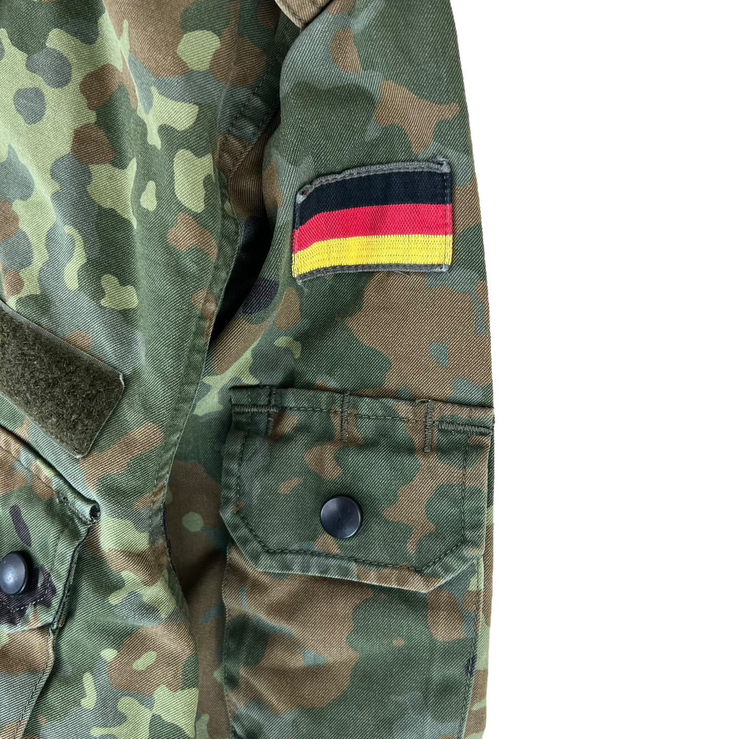 German Army Flecktarn Camouflage Long Sleeve Field Shirt - Medium GrNr12