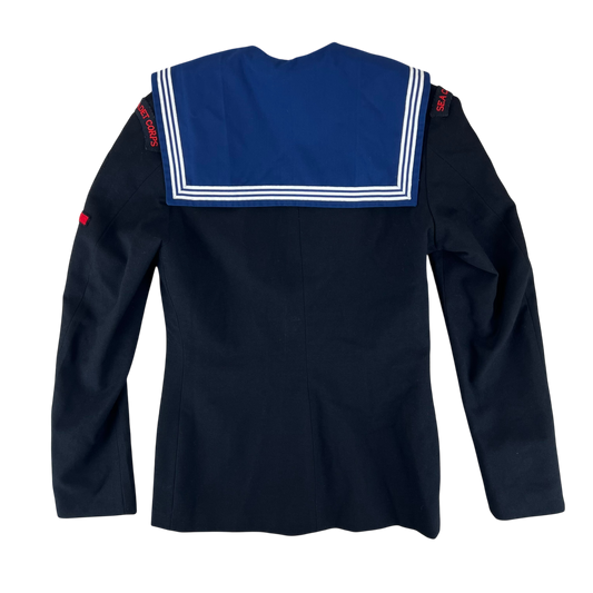 British Royal Navy 80s Class II Jumper Sailor's Top - Medium 182/100