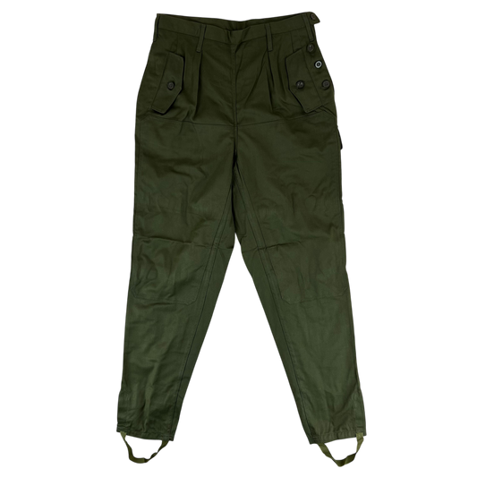 Czechoslovak Army M85 Women's Olive Green Trousers - W31 L30.5