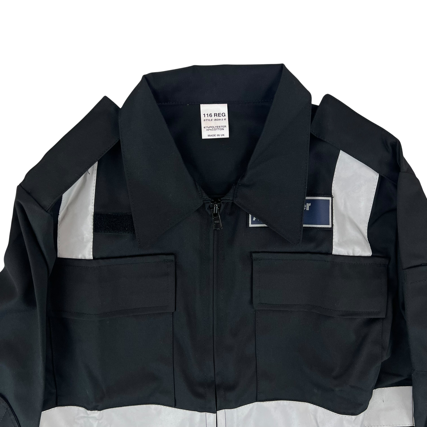 British MoD Home Office Black Coveralls - UK Border Agency - X Large 116R