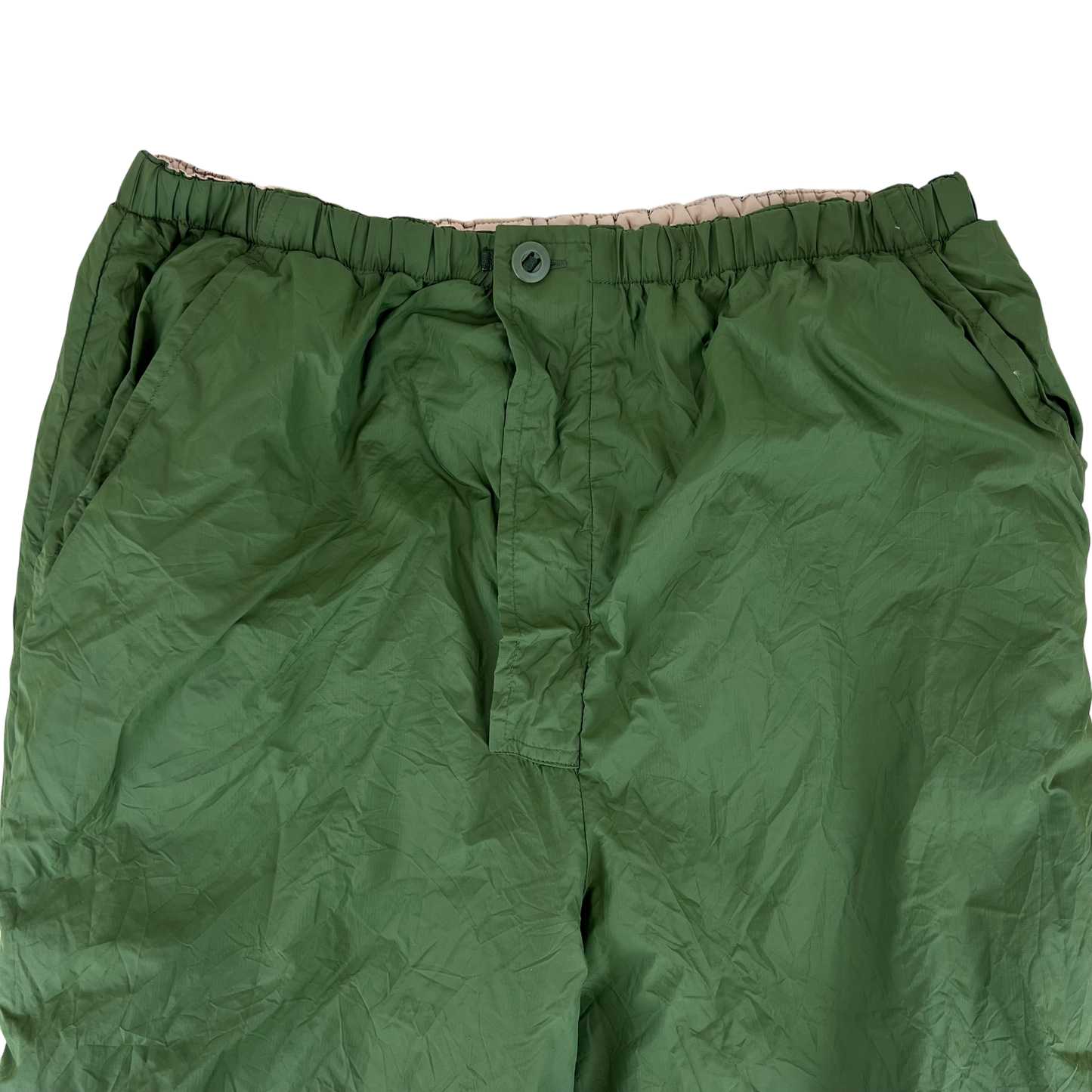 British Army Reversible Thermal Olive Green / Tan Quilted Trousers - Medium