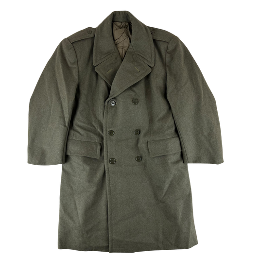 Italian Army 70s Khaki Greatcoat - Large