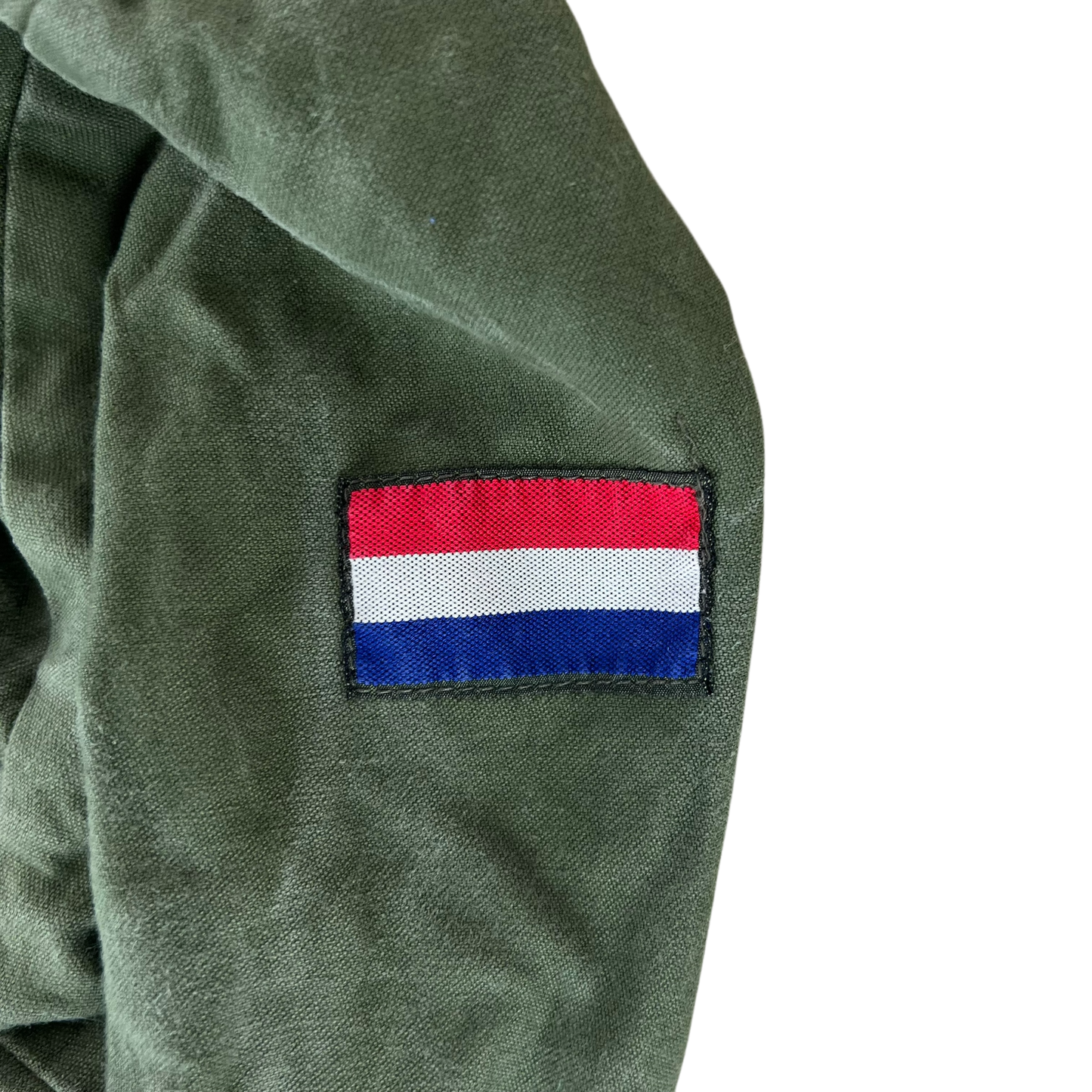 Dutch Army Field Shirt Jacket Green Long Sleeve - Medium