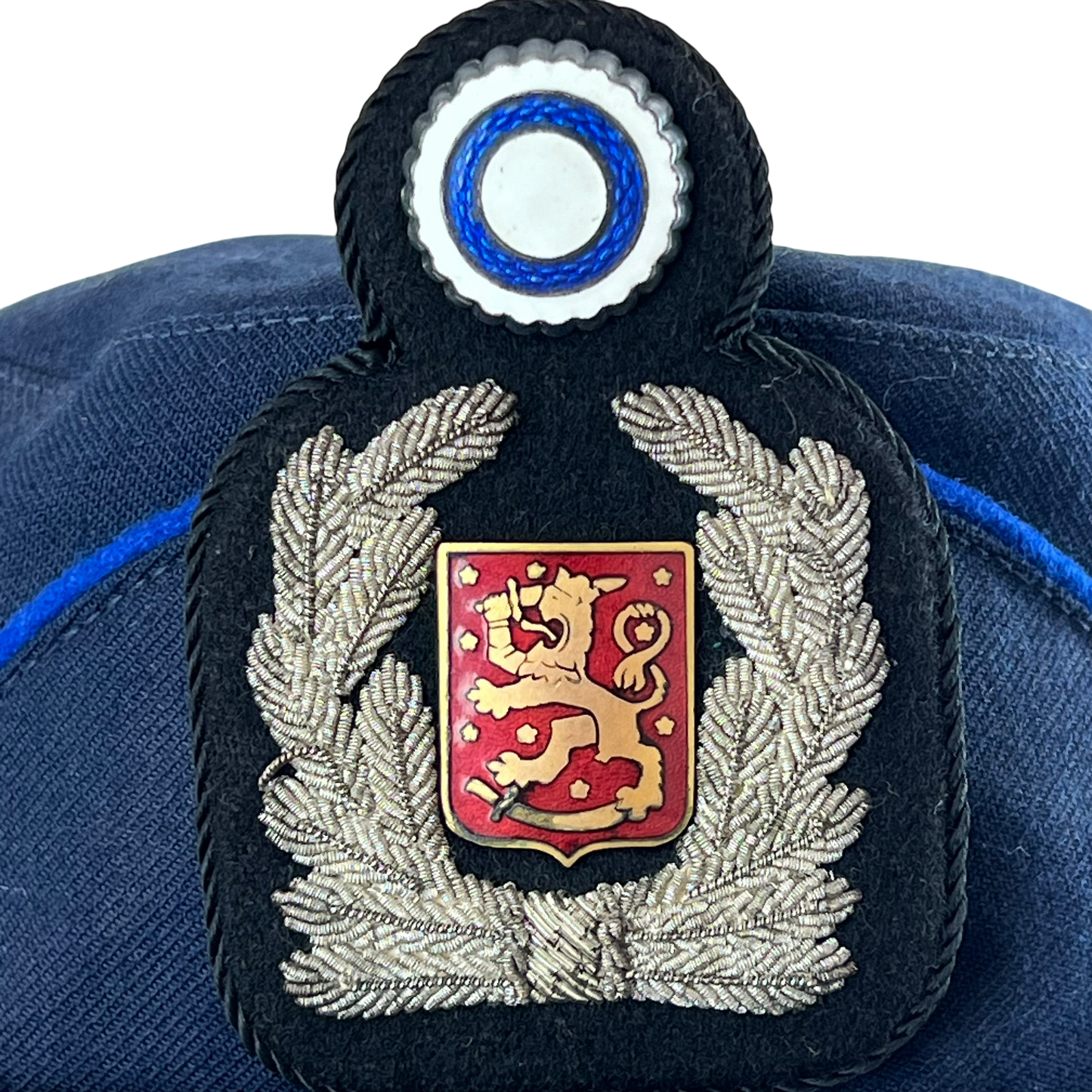Finnish Police Winter Cap w/ Badge - Medium 58cm