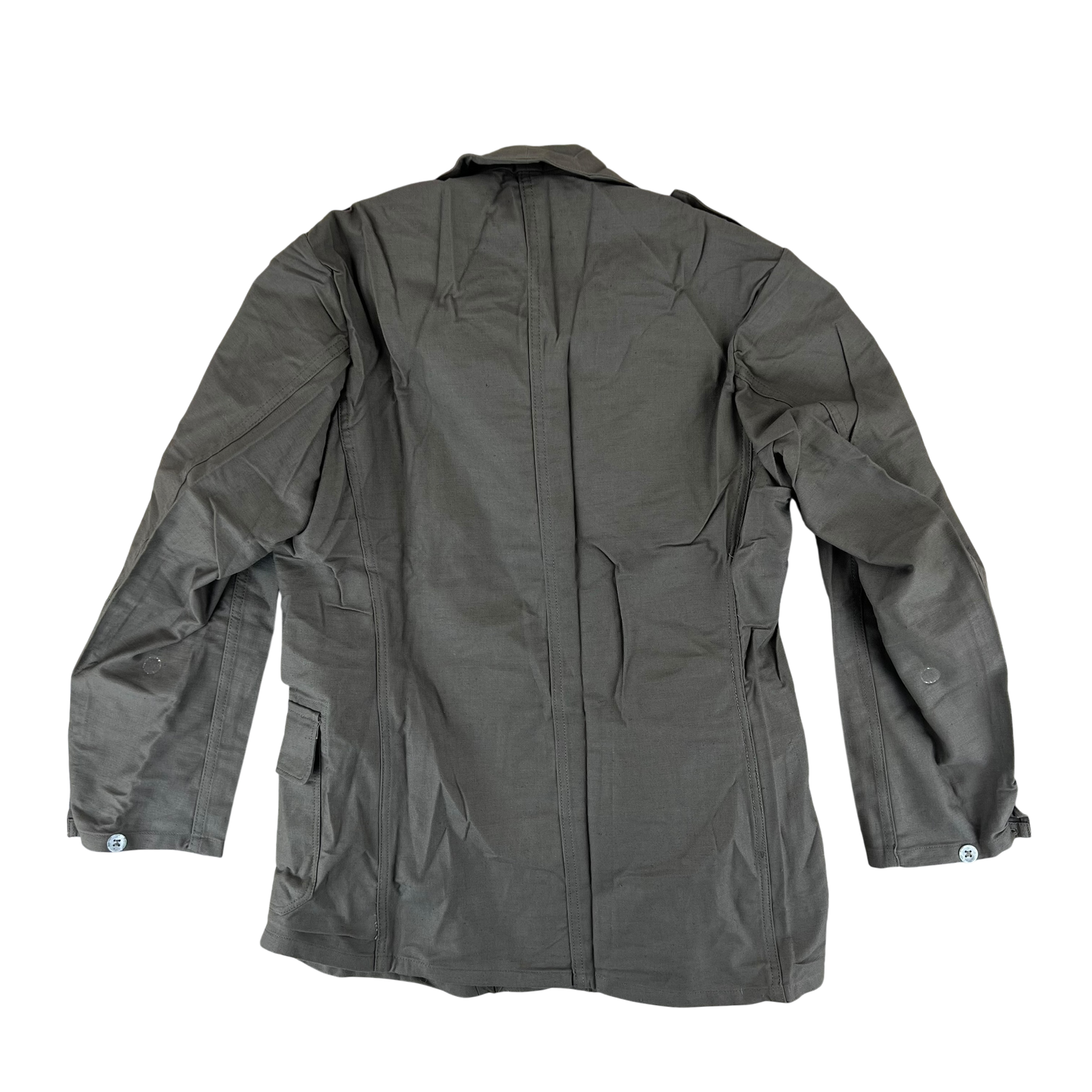 Swedish Army M40 "Grötrock" Brown Work Jacket - Medium