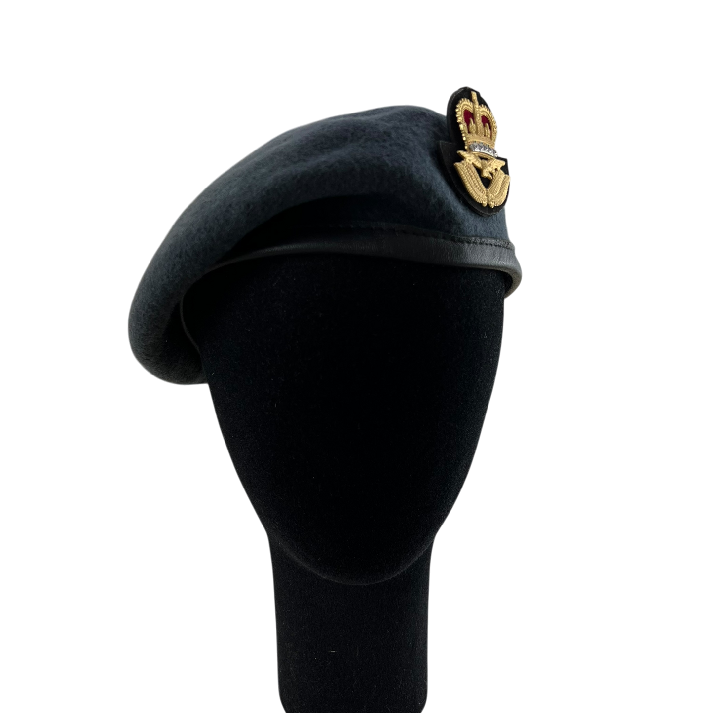 British RAF Beret w/ Officer's Badge - X Small 53cm