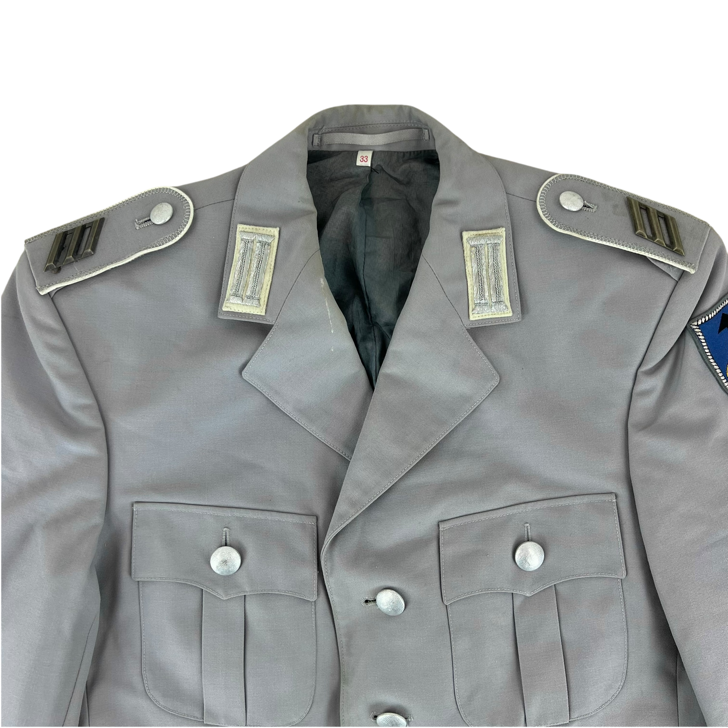 German Army Light Grey Dress Jacket Bandsman's Uniform - Medium 182/96