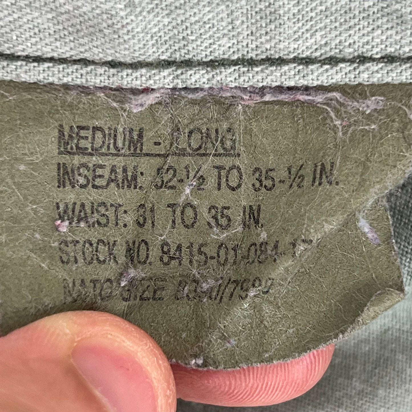 US Army M81 Woodland Camouflage Trousers - W35 L33