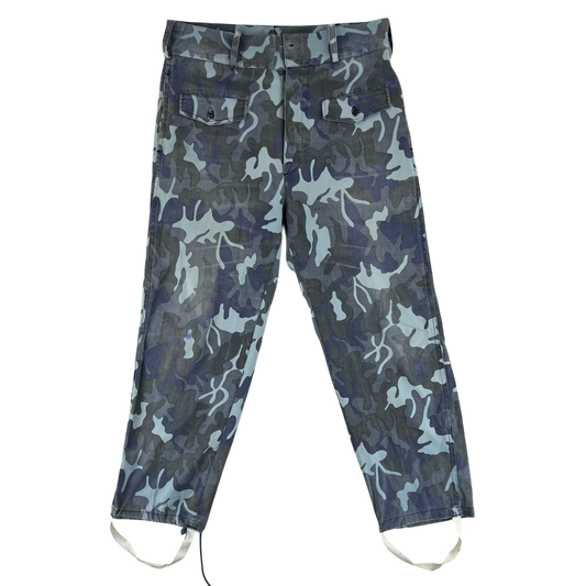 Romanian Army / Police M1990 Blue Leaf Camouflage Trousers - W36 L28