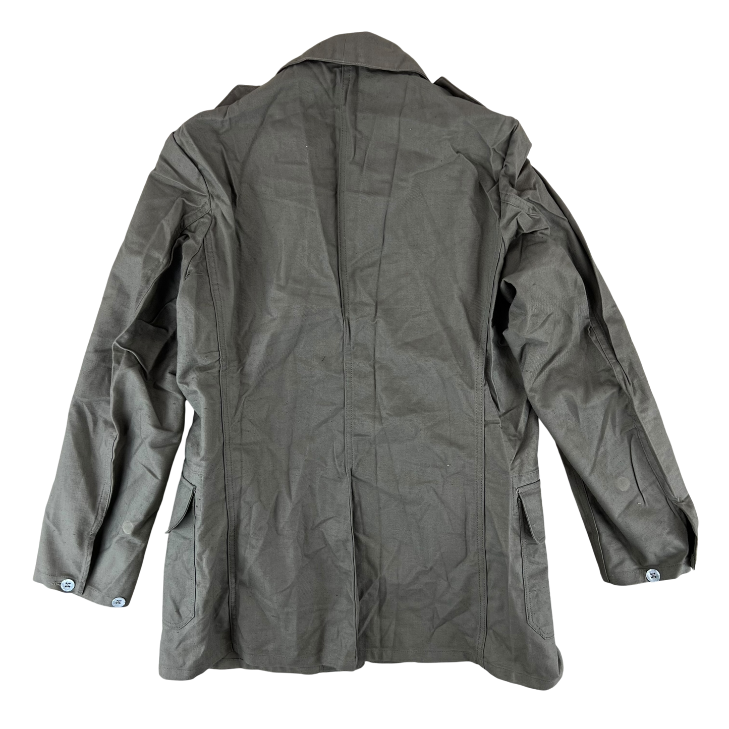 Swedish Army M40 "Grötrock" Brown Work Jacket - Medium