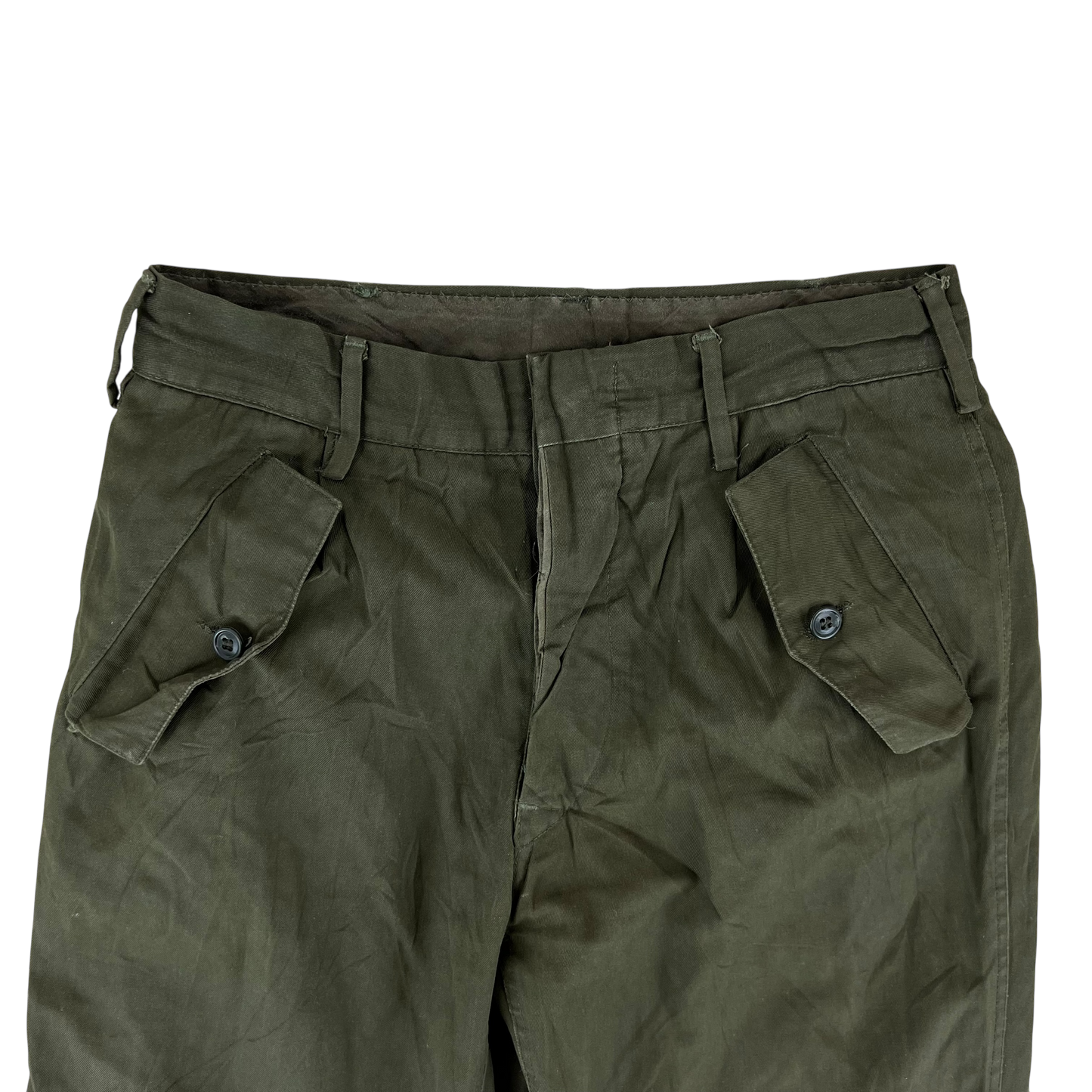 Italian Army Olive Drab Roma 75 Trousers - W27 L28