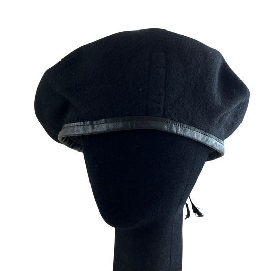 Finnish Navy M91 Black Beret - Small 56cm