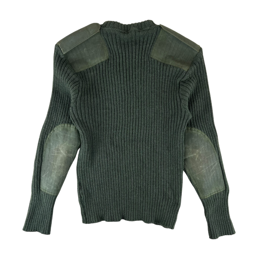 British Army Olive Green Pullover Jumper - Large