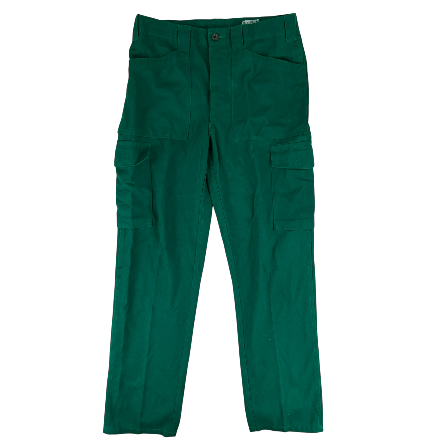 Austrian Army Green Blue Fatigue Trousers - W33 L32