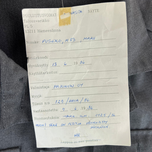 Finnish Army M65 Jacket - Medium