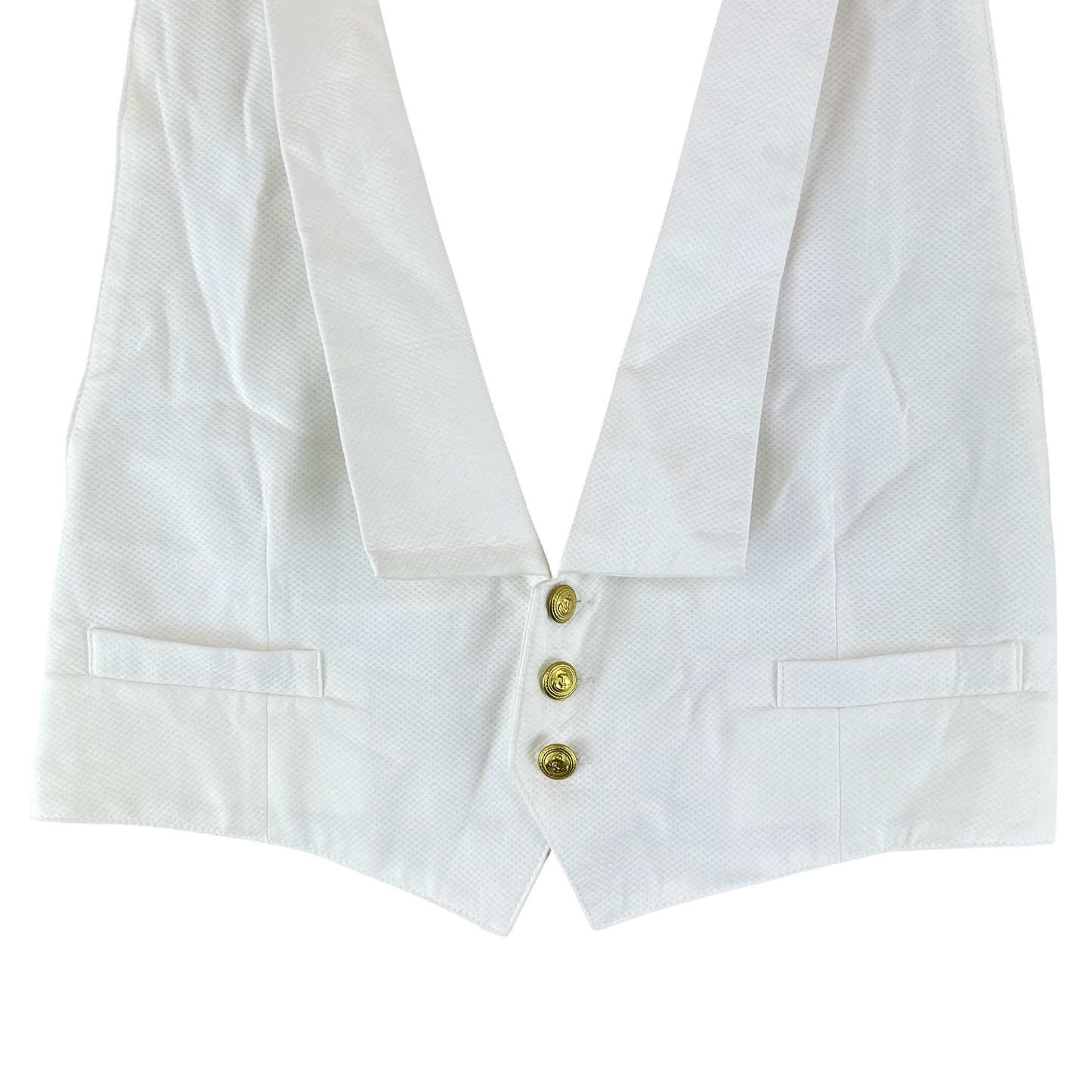 Finnish Navy M83 White / Cream Mess Dress Waistcoat - Large
