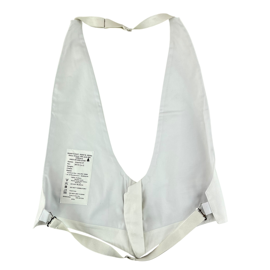 British Royal Navy & RM White Mess Dress Waistcoat - Small / Medium