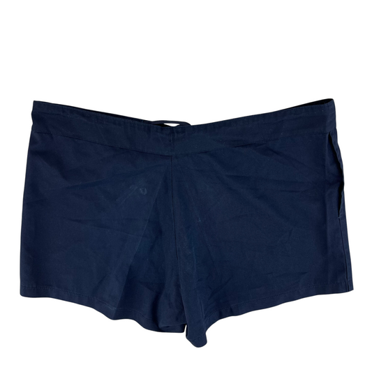 British Royal Navy 80s Navy Blue Cotton PT Shorts - W35