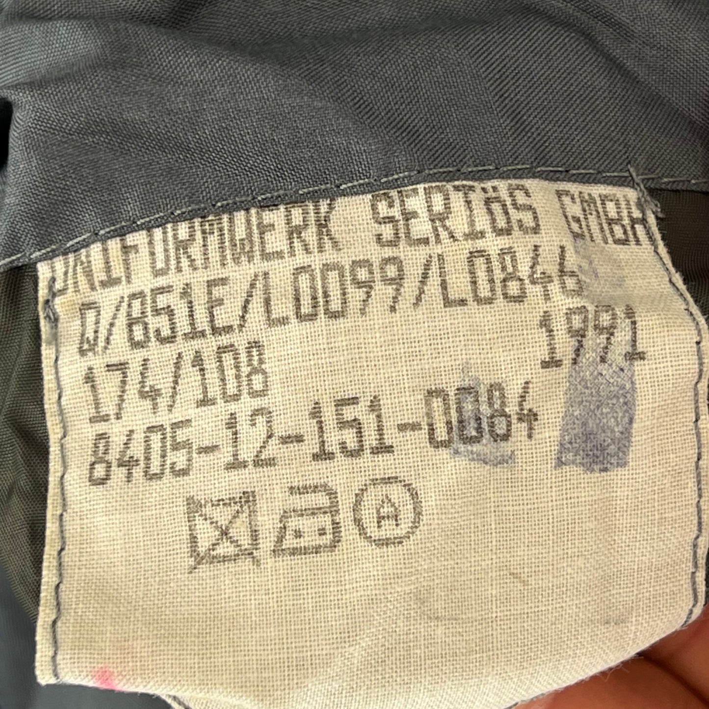 German Army Grey Dress Jacket - Large 174/108