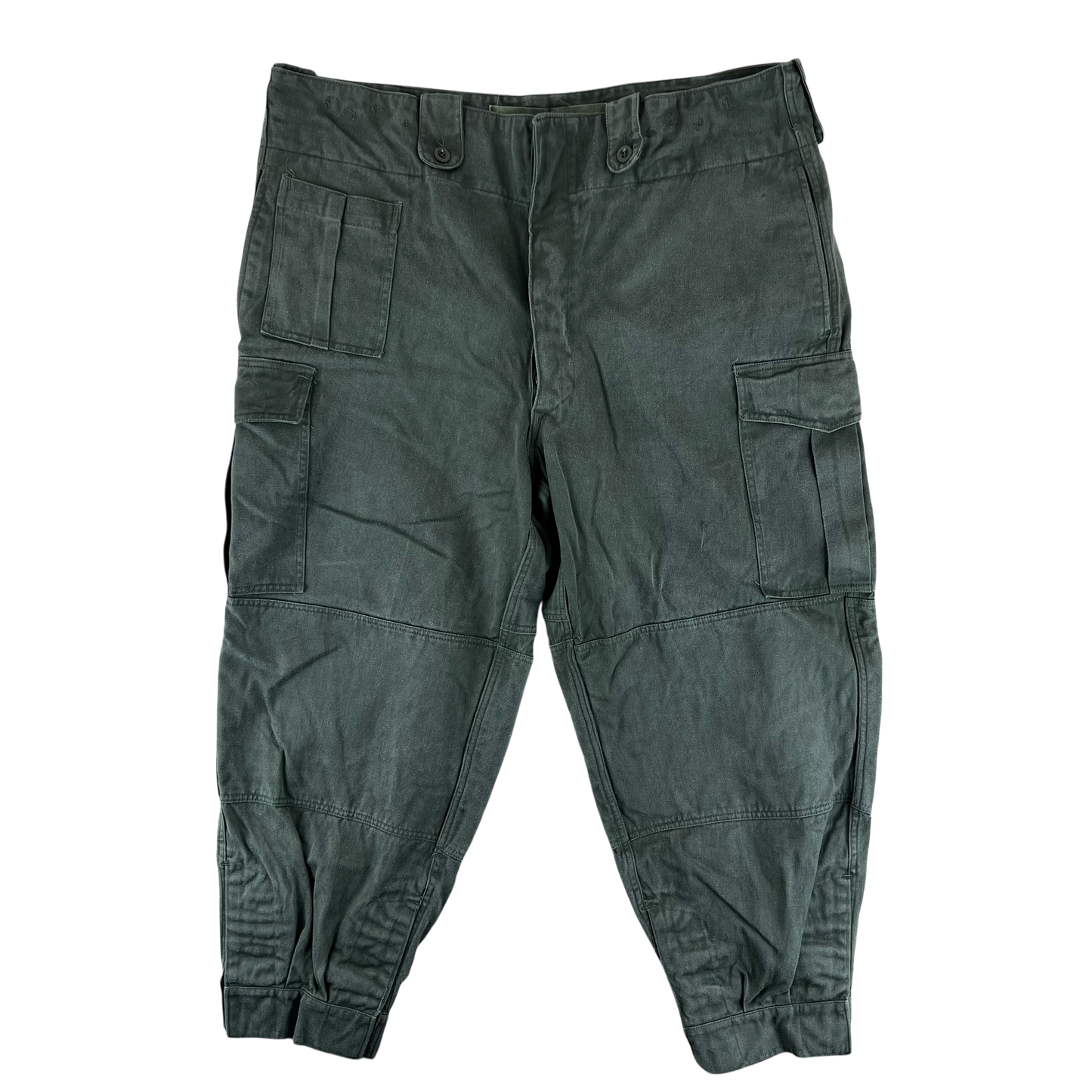 Belgian Army M64 Olive Green Trousers - W45 L27