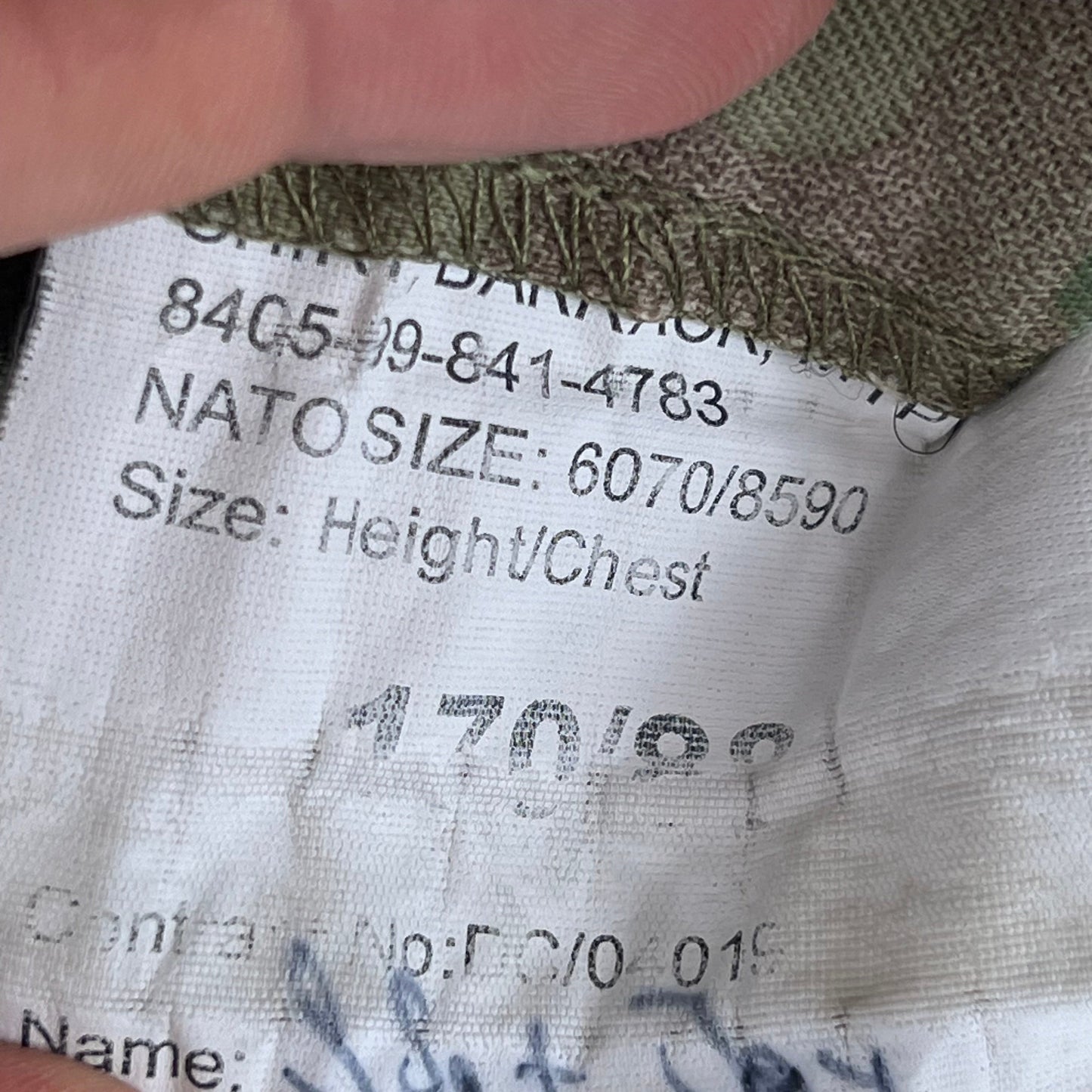 British Army MTP Camouflage Field Tailored Barracks Shirt / Vest - Small 170/88