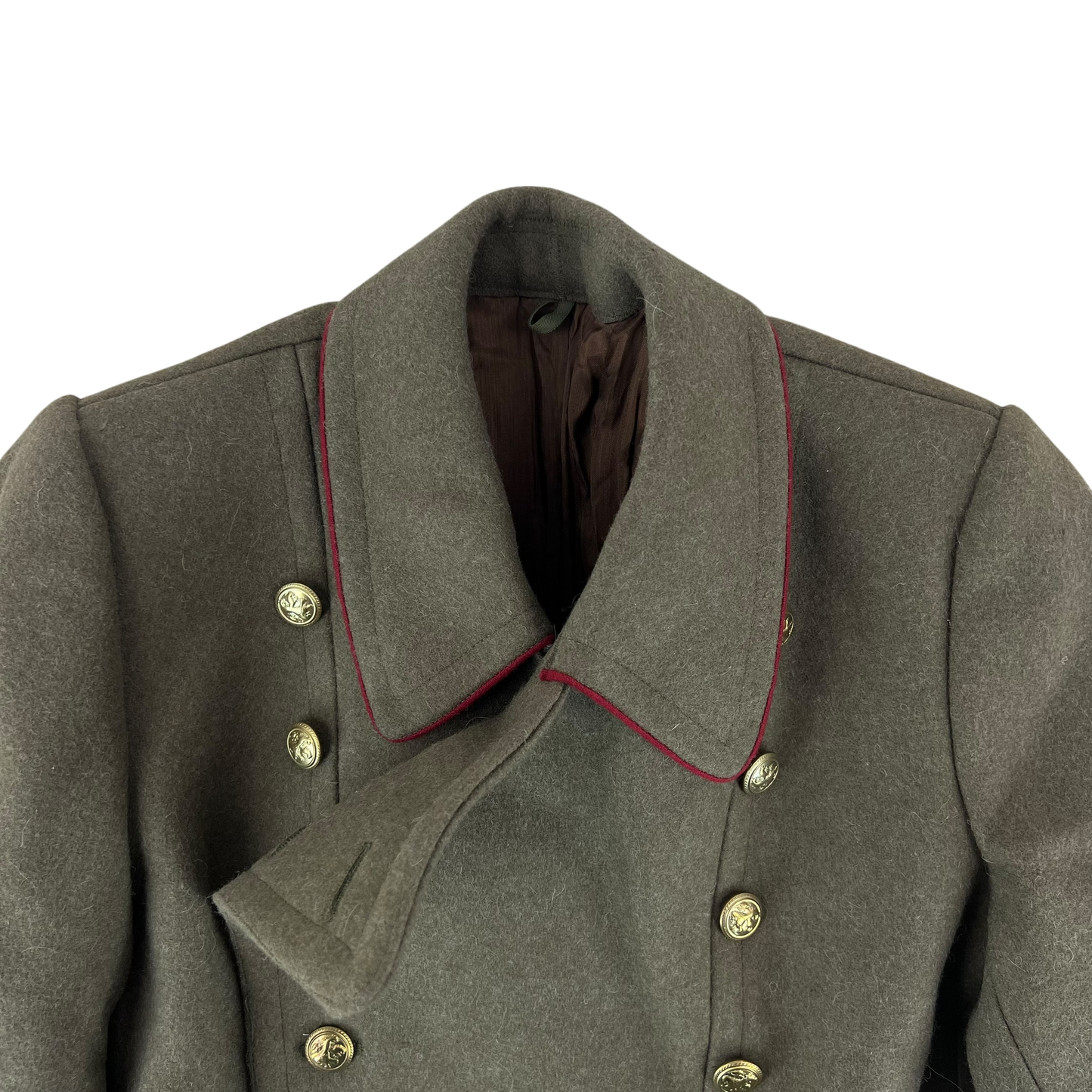 Bulgarian Army Khaki Wool Greatcoat - Medium