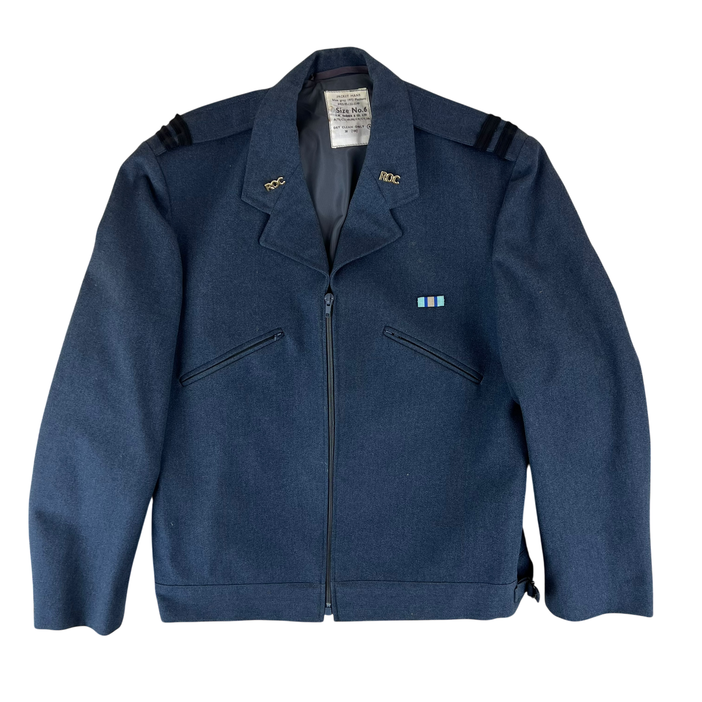 British Air Force RAF 72 Pattern GP Jacket - Royal Observer Corps - Large